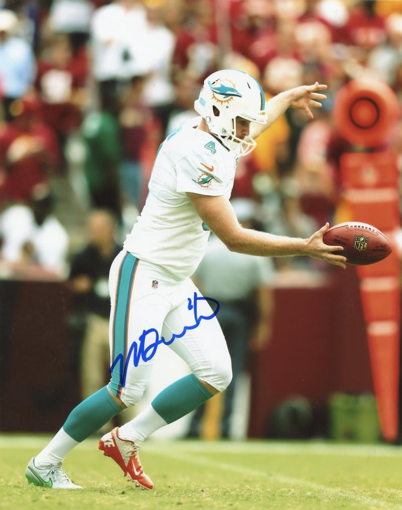 MATT DARR MIAMI DOLPHINS SIGNED AUTOGRAPHED ACTION 8X10 PHOTO W/COA