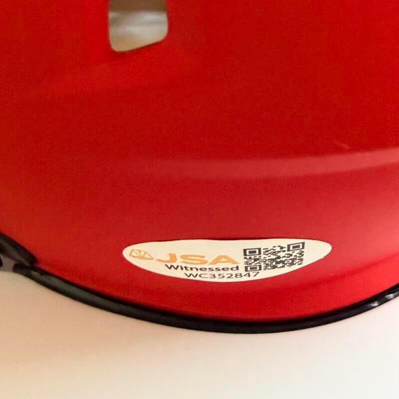 LEGARRETTE BLOUNT NEW ENGLAND PATRIOTS SIGNED RAVE MINI HELMET JSA