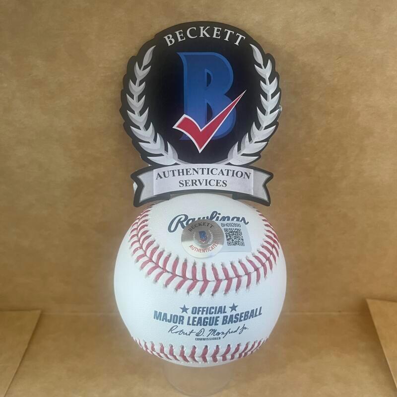 TERRY PENDLETON BRAVES 91 NL MVP SIGNED AUTO M.L. BASEBALL BECKETT AUTHENTICATED