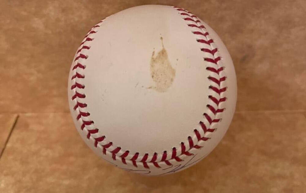 KE'BRYAN HAYES PIRATES SIGNED AUTOGRAPHED M.L. BASEBALL BECKETT AUTH