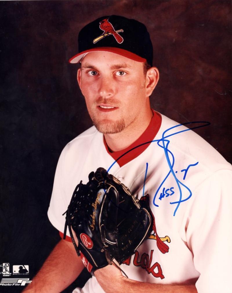 BRADEN LOOPER ST. LOUIS CARDINALS SIGNED AUTOGRAPHED 8x10 W/COA