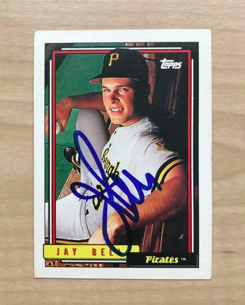 JAY BELL PITTSBURGH PIRATES SIGNED AUTOGRAPHED 1992 TOPPS CARD #779 W/COA