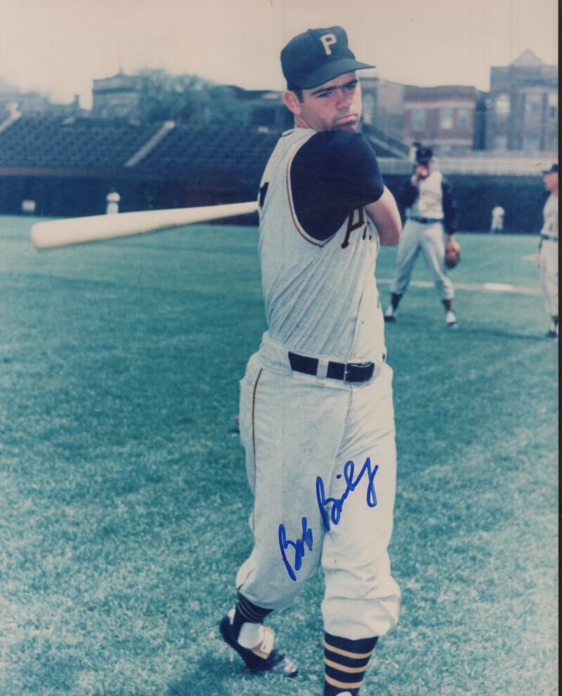 BOB BAILEY PITTSBURGH PIRATES  SIGNED AUTOGRAPHED 8X10 PHOTO W/ COA