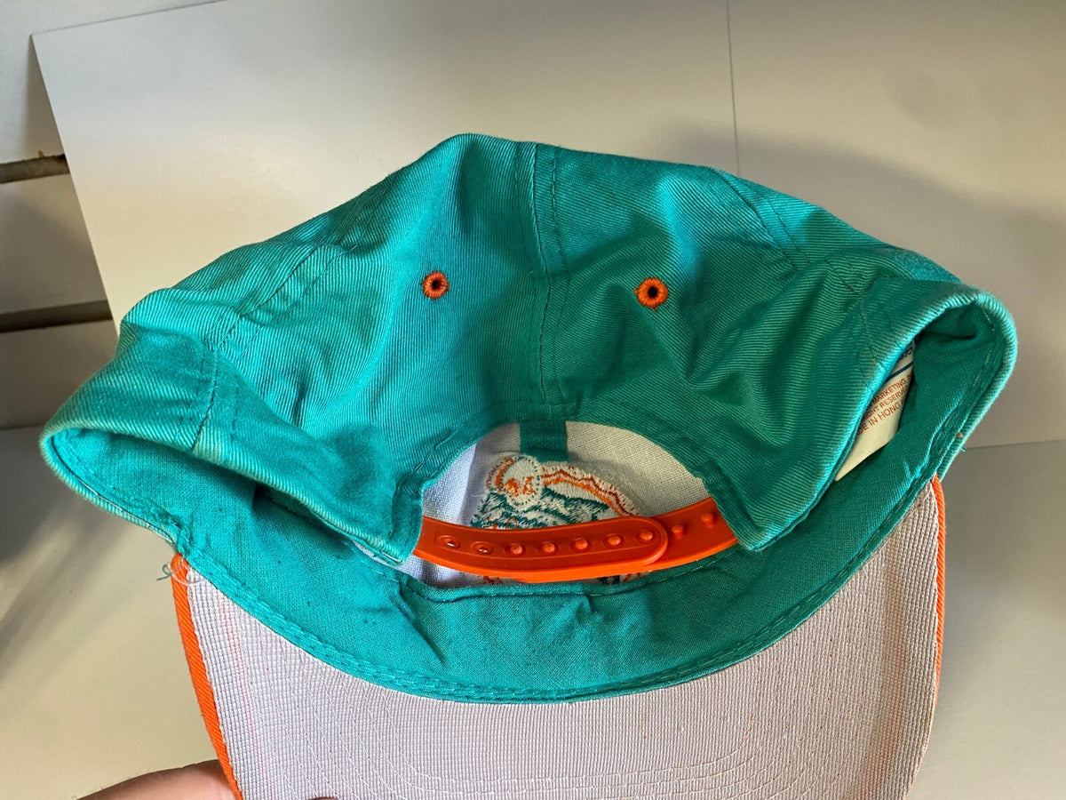 KIM BOKAMPER & MANNY FERNANEZ MIAMI DOLPHINS DUAL SIGNED THROWBACK HAT W/COA