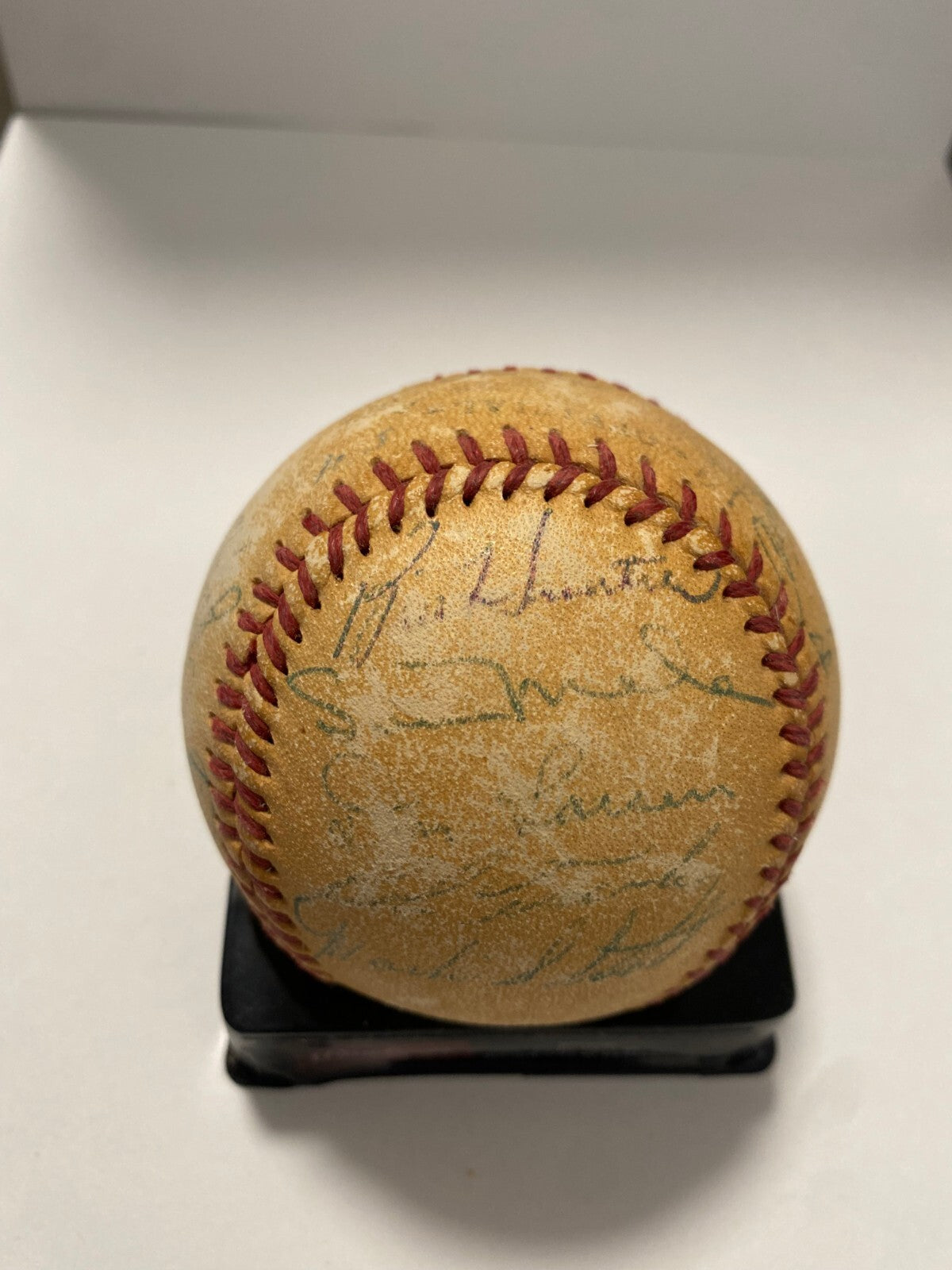 1954 BALTIMORE ORIOLES 1ST YEAR TEAM SIGNED AUTOGRAPHED BASEBALL BECKETT LOA