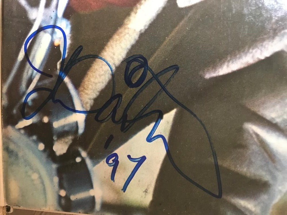 JOHN  DAVIDSON  GOIN' PLACES SIGNED 1997  VINYL RECORD ALBUM W/COA