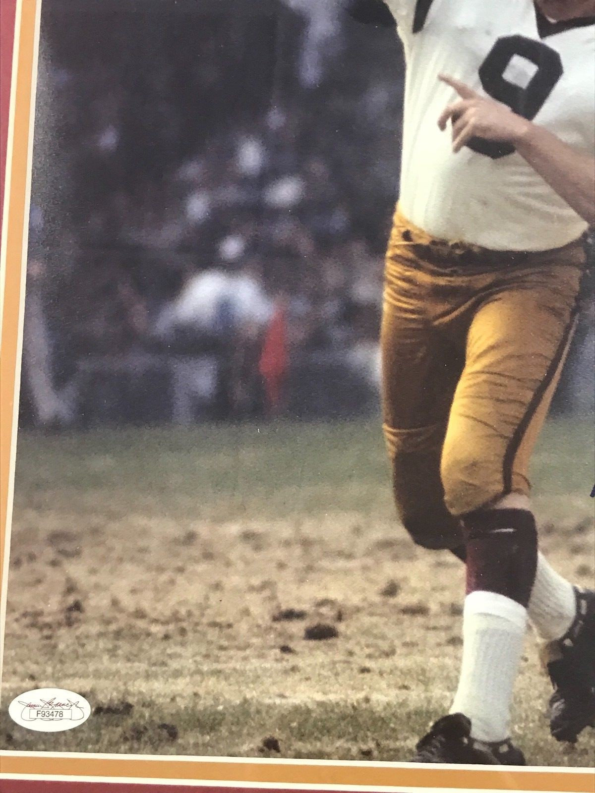 SONNY JURGENSEN   SIGNED 11X14 DOUBLE MATTED FRAMED JSA F93478