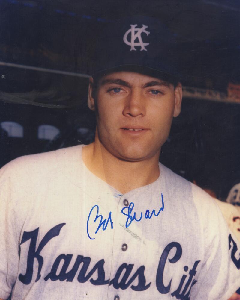 BOB SHAW KC A'S  SIGNED AUTOGRAPHED 8X10 PHOTO W/ COA