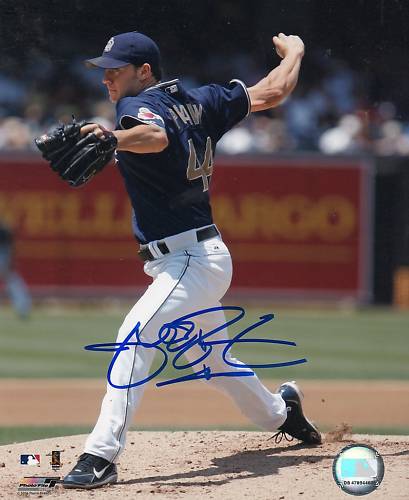 JAKE PEAVY   SAN DIEGO PADRES  SIGNED 8X10