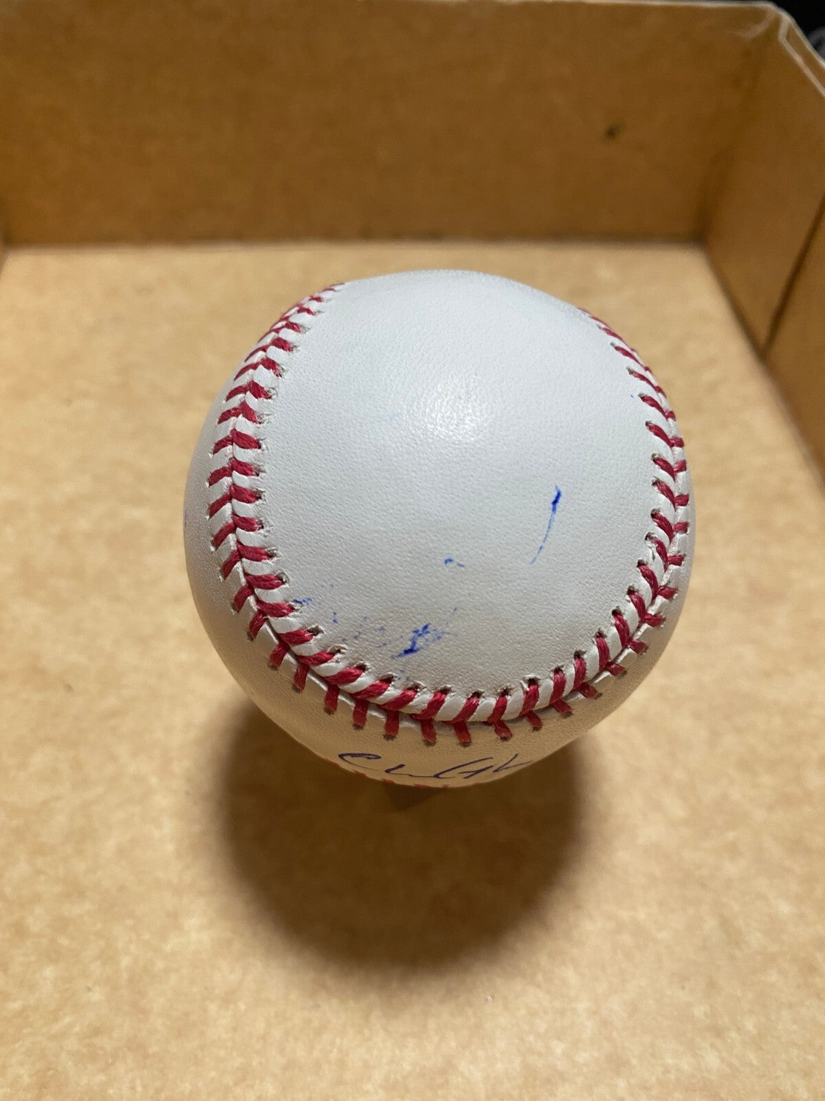 CHRIS GLOOR GIANTS/TIGERS MINORS SIGNED AUTOGRAPHED M.L. BASEBALL W/COA