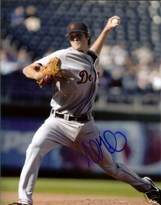 ANDREW MILLER   DETROIT TIGERS   SIGNED 8X10 PHOTO
