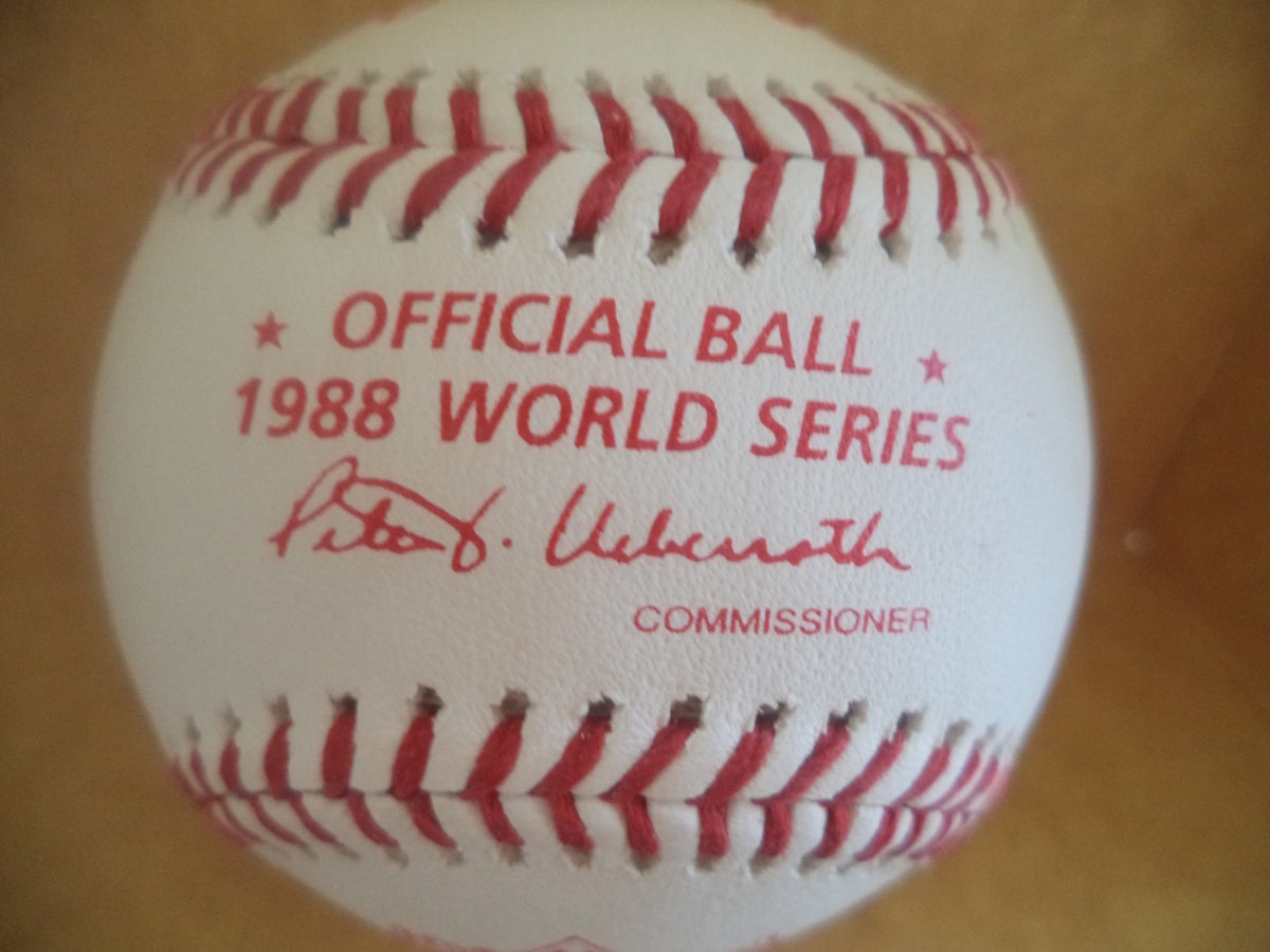 TOMMY LASORDA DODGERS SIGNED AUTO 1988 WORLD SERIES BASEBALL JSA WPP92092