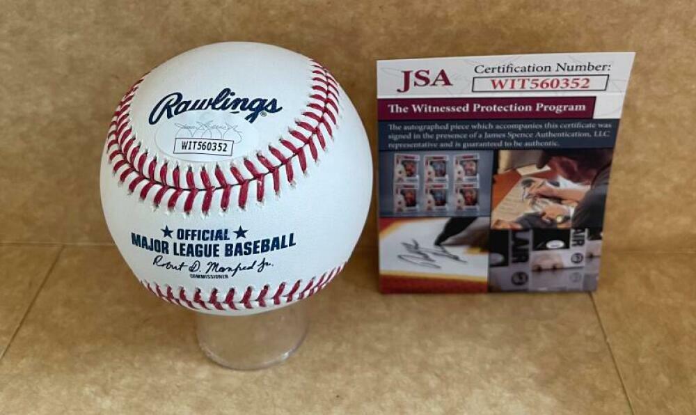 TONY PEREZ CINCINNATI REDS SIGNED AUTOGRAPHED M.L. BASEBALL JSA WITNESS 