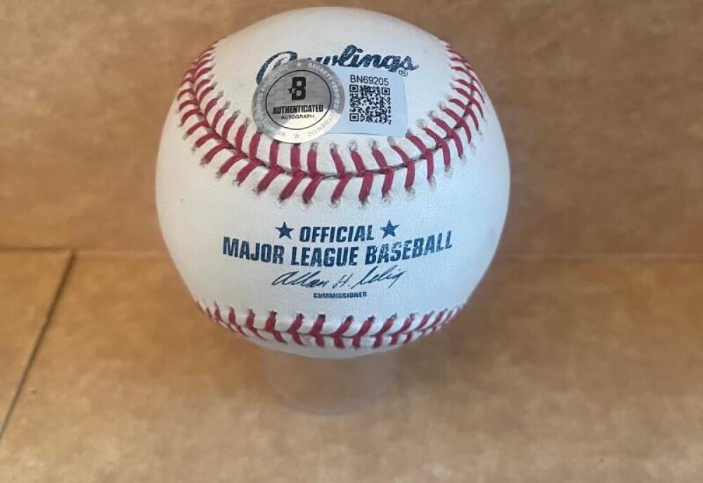 PAUL HAGEN 2013 SPINK SIGNED AUTO M.L. BASEBALL BECKETT AUTH