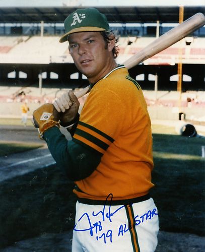 JEFF NEWMAN    OAKLAND  A'S  79  ALL STAR   SIGNED 8X10