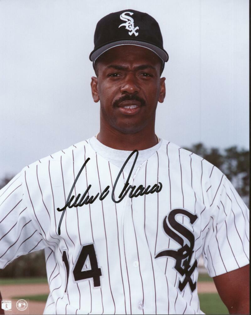 JULIO FRANCO CHICAGO WHITE SOX SIGNED AUTOGRAPHED 8X10 PHOTO W/ COA