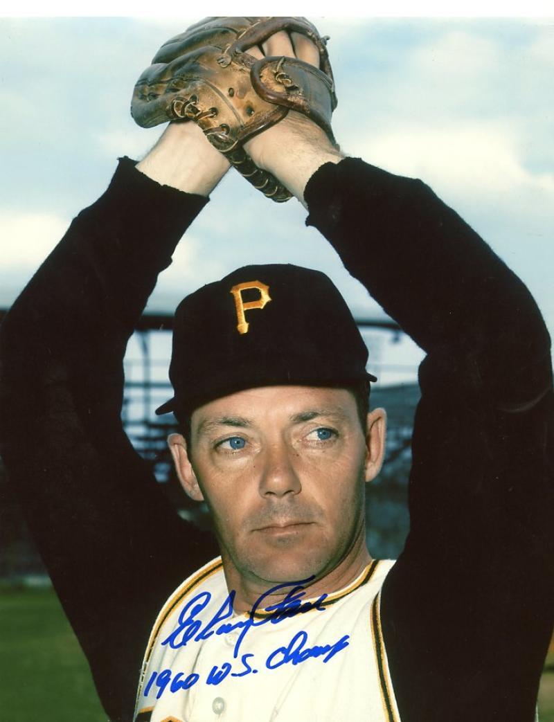 ROY FACE 1960 WORLD CHAMPS PITTSBURGH PIRATES SIGNED AUTO. 8X10 PHOTO W/COA