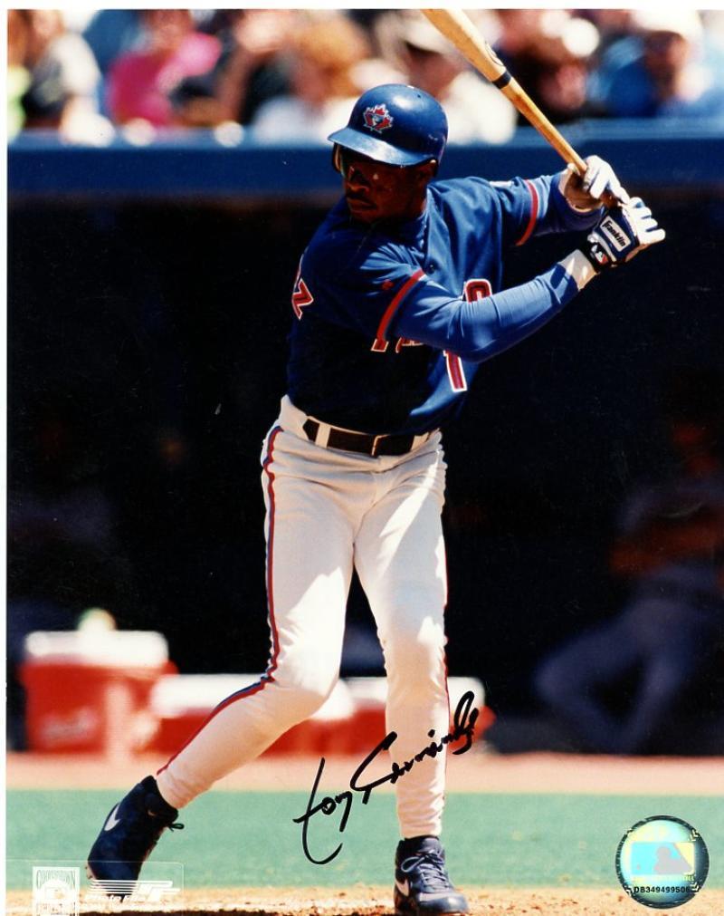 TONY FERNANDEZ TORONTO BLUE JAYS SIGNED AUTOGRAPHED 8X10 PHOTO W/COA