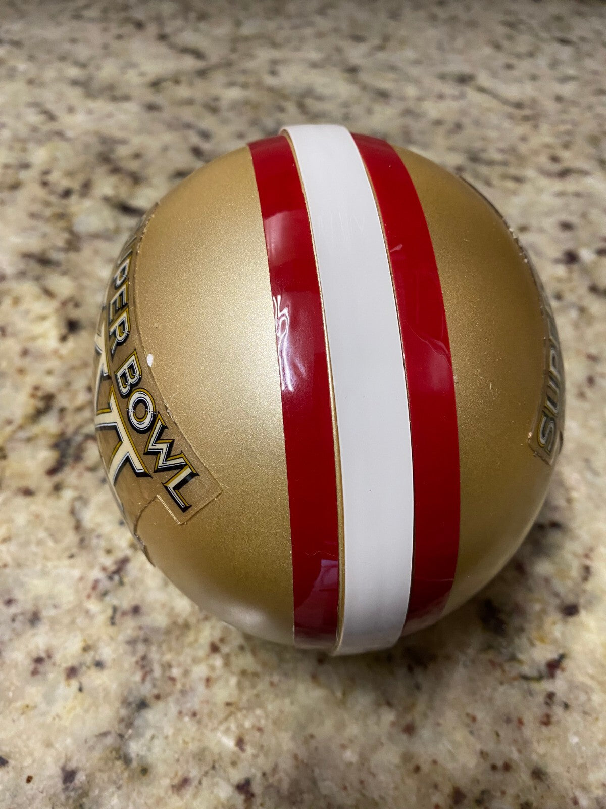 SUPER BOWL XVI 49ERS 26 BENGALS 21 RIDDELL MINI HELMET UNSIGNED RARE