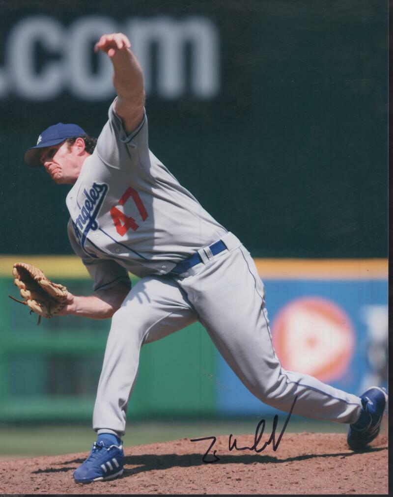 TIM HAMULACK LOS ANGELES DODGERS SIGNED AUTOGRAPHED 8X10 PHOTO W/ COA