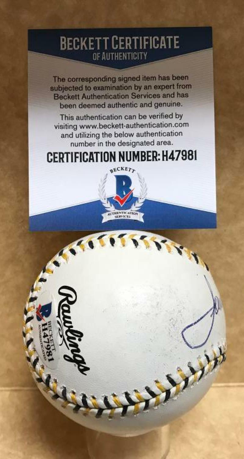 JAIME JARRIN LA DODGERS HOF 98 SIGNED 2006 ALL STAR BASEBALL BECKETT H47981