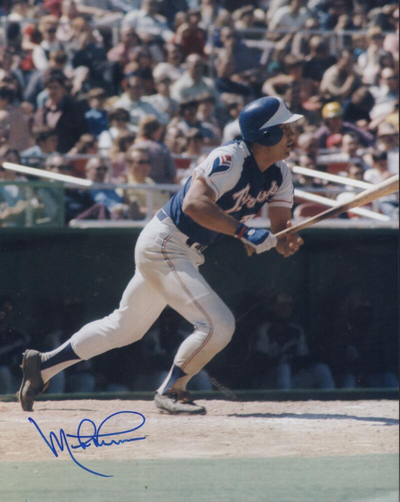 MIKE LUM BRAVES  SIGNED AUTOGRAPHED 8X10 PHOTO W/ COA