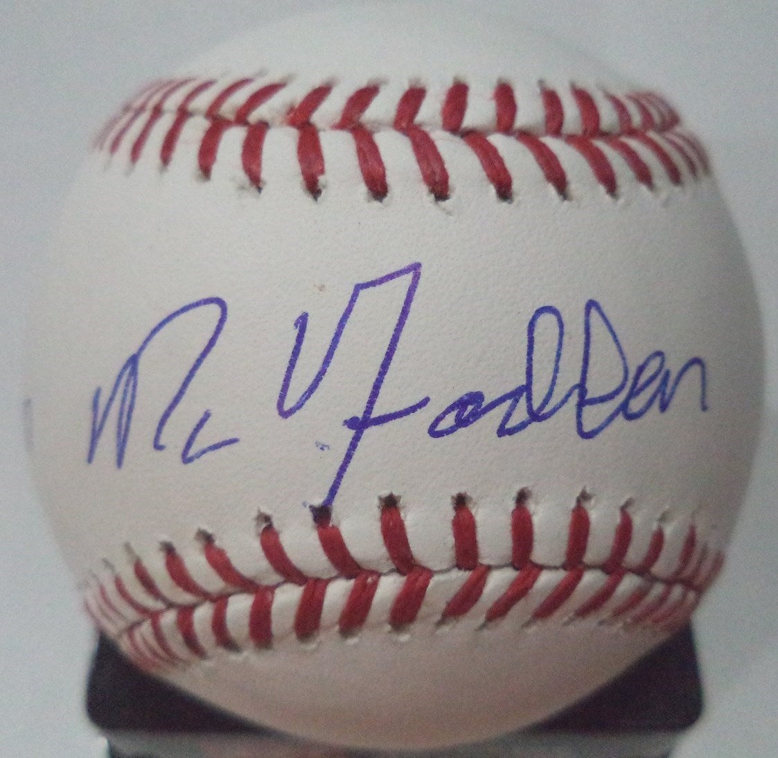 LEON MCFADDEN HOUSTON ASTROS RARE SIGNED AUTOGRAPHED ROMLB BASEBALL W/COA