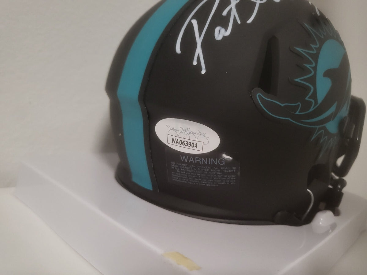 PATRICK SURTAIN MIAMI DOLPHINS SIGNED AUTOGRAPHED AUTO ECLIPSE MINI HELMET JSA