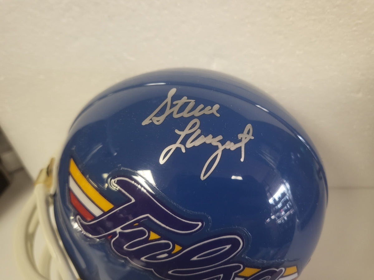 STEVE LARGENT TULSA RARE SIGNED AUTOGRAPHED AUTO MINI HELMET BECKETT