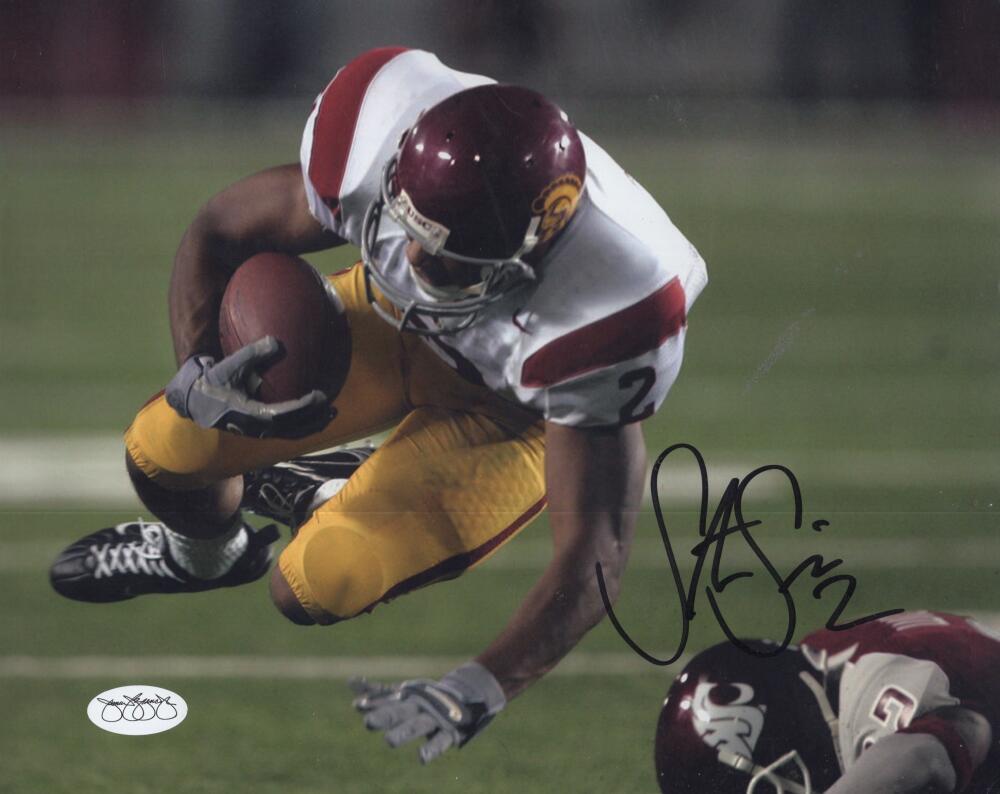 STEVE SMITH USC   SIGNED AUTOGRAPHED 8X10 PHOTO JSA SOA