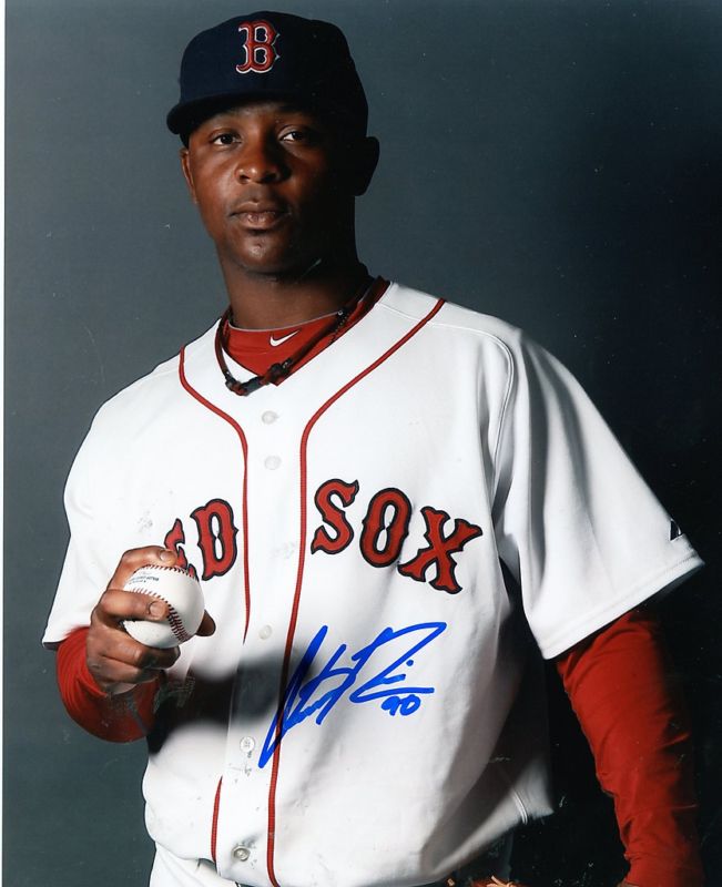 JASON  RICE    BOSTON  RED  SOX  SIGNED 8X10