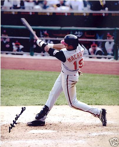 ANDERSON MACHADO CINCINNATTI REDS SIGNED 8X10 PHOTO COA