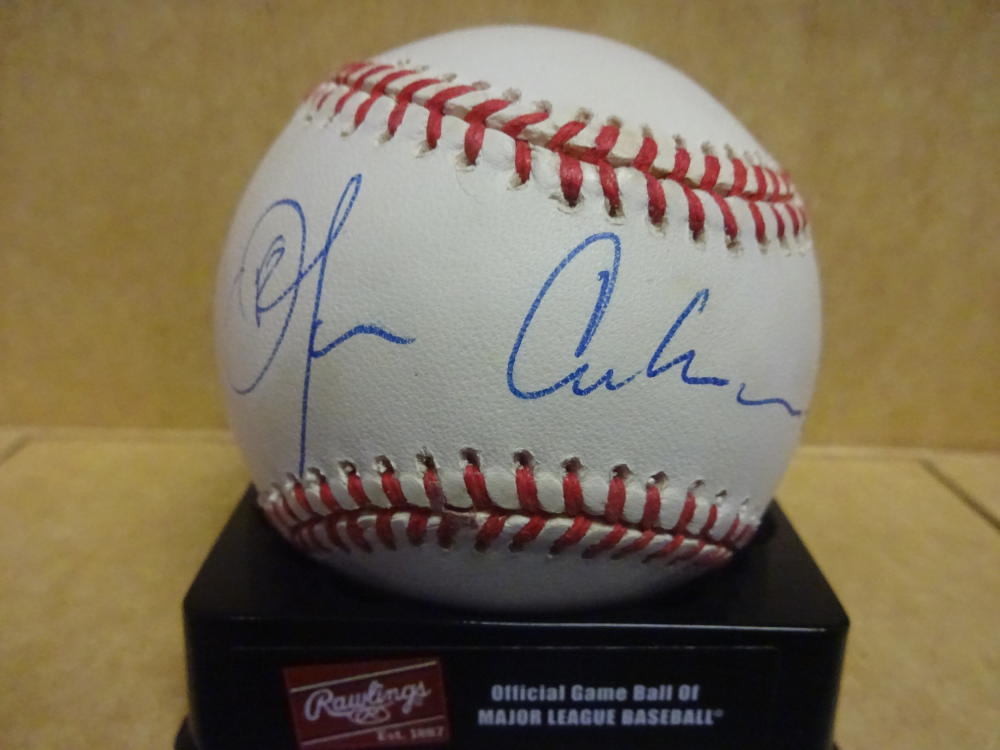 ORLANDO CABRERA #2 SAN FRANCISCO GIANTS/EXPOS SIGNED N.L. BASEBALL W/COA
