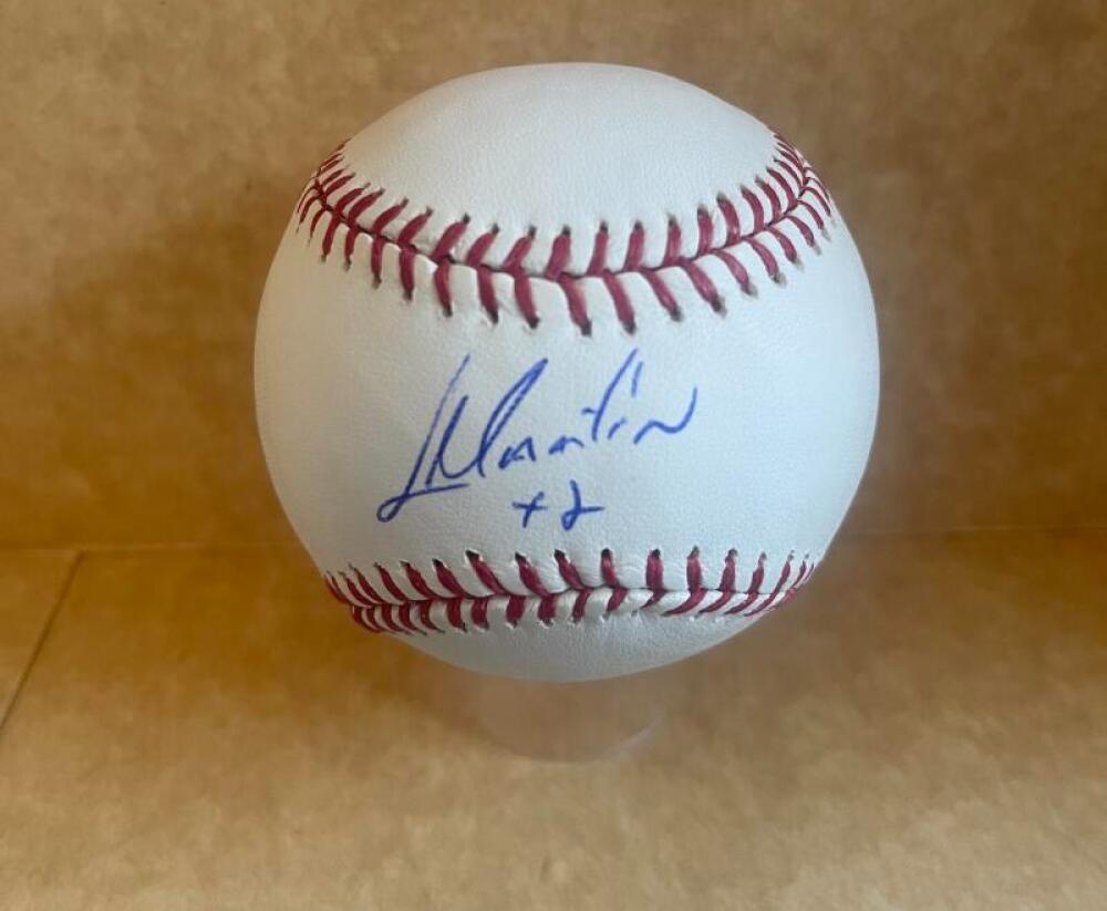 LEONYS MARTIN CUBA/TIGERS/CUBS SIGNED AUTO M.L. BASEBALL BAS AUTHENTICATED