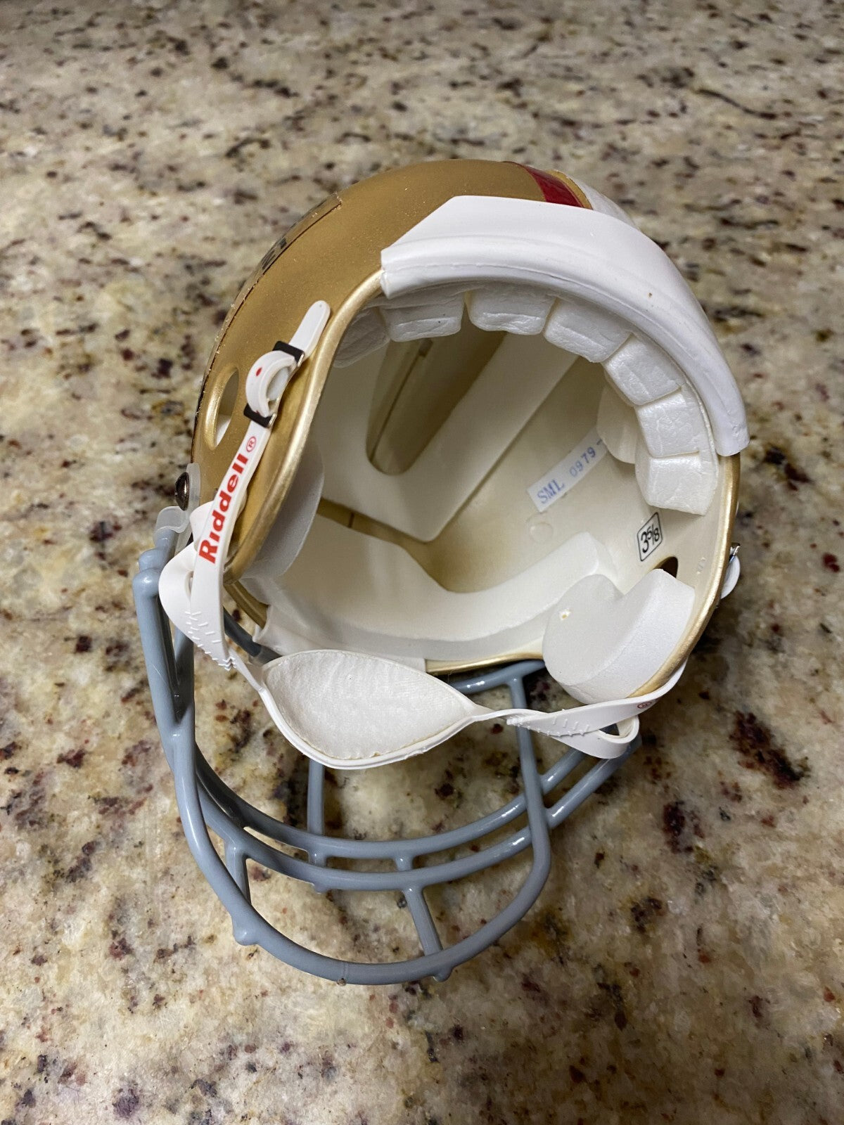 SUPER BOWL XVI 49ERS 26 BENGALS 21 RIDDELL MINI HELMET UNSIGNED RARE