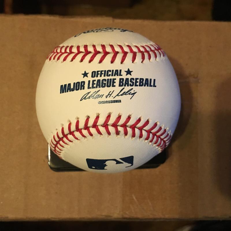 LEANDRE CASTRO PHILADELPHIA PHILLIES SIGNED AUTOGRAPHED M.L. BASEBALL W/COA
