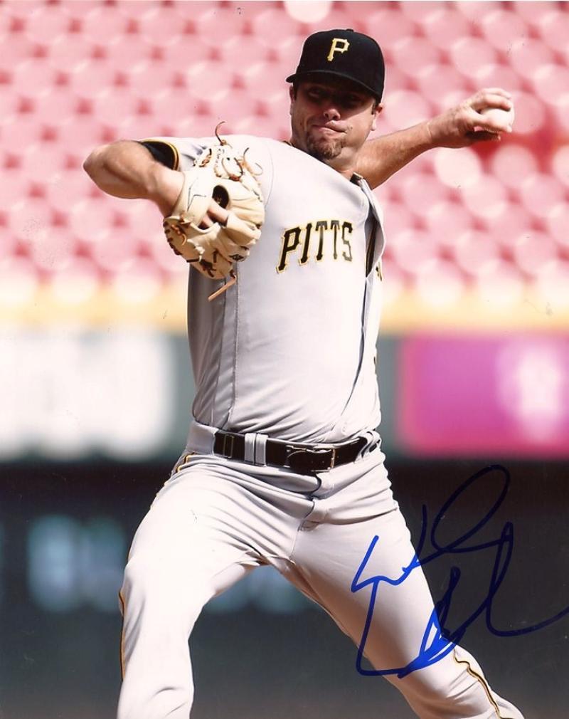WADE LEBLANC PITTSBURGH PIRATES SIGNED AUTOGRAPHED 8X10 PHOTO W/COA