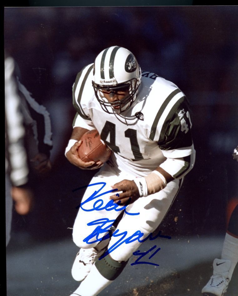 KEITH  BYARS  NEW  YORK JETS     SIGNED AUTO  8X10