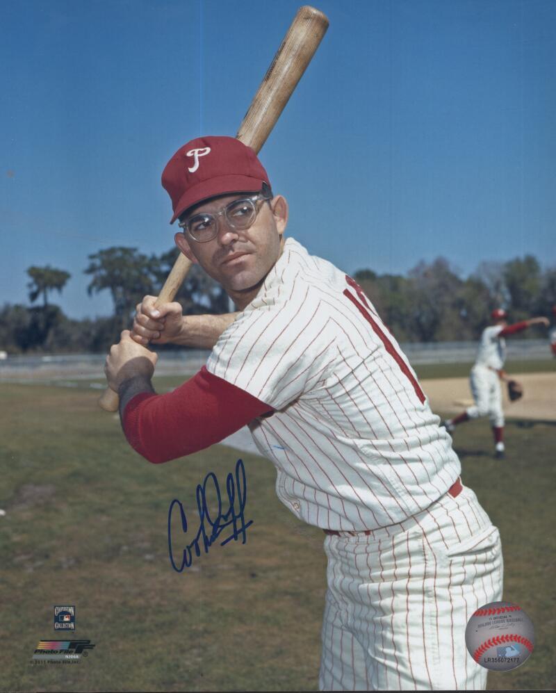 COOKIE ROJAS PHILLIES SIGNED AUTOGRAPHED 8X10  PHOTO  W/ COA