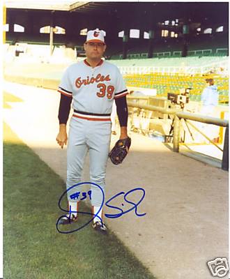 DOUG SISK BALTIMORE ORIOLES SIGNED 8X10 PHOTO W/COA