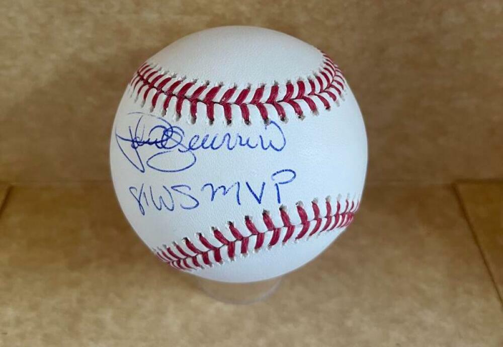 PEDRO GUERRERO 87 WS MVP DODGERS SIGNED AUTO M.L. BASEBALL BAS BC94470