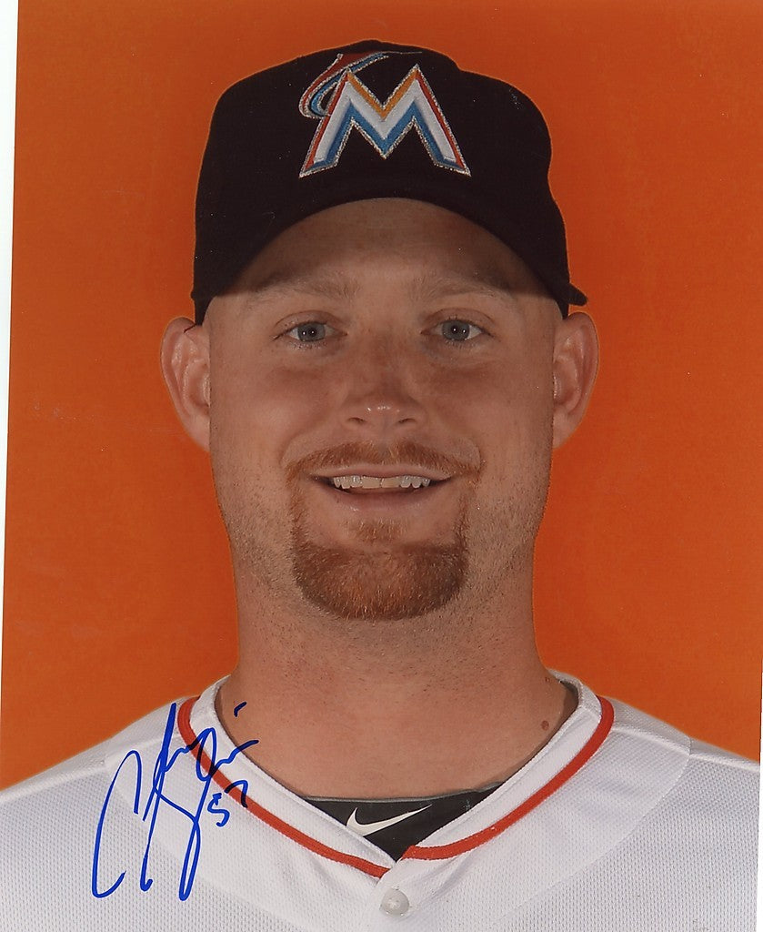 CHAD  GAUDIN      MIAMI  MARLINS   SIGNED 8X10  PHOTO