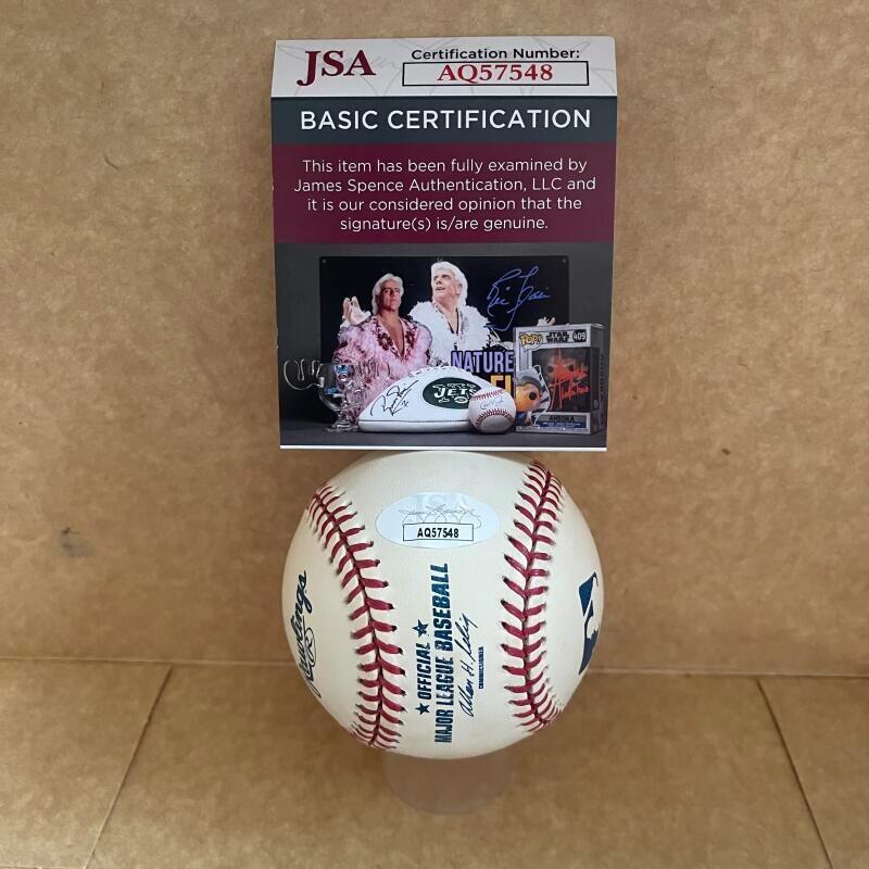 DAVE DEBUSSCHERE WHITE SOX NBA HOF SIGNED AUTO M.L. BASEBALL JSA AUTH