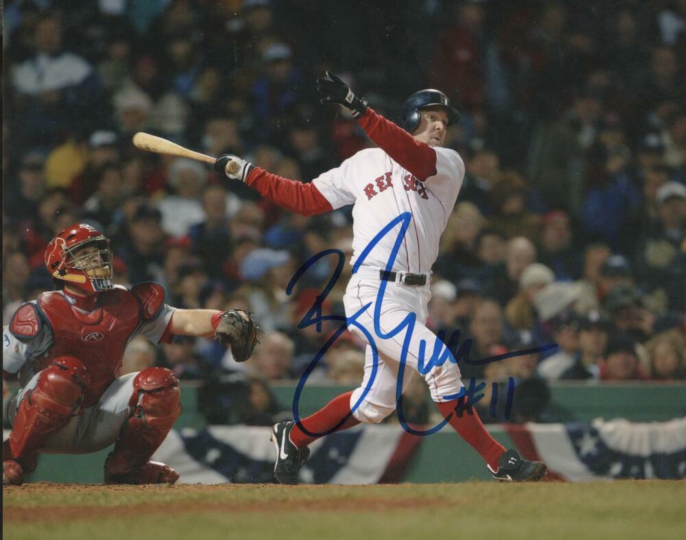 BILL MUELLER BOSTON RED SOX SIGNED AUTOGRAPHED 8X10 PHOTO W/ COA