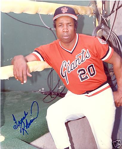 FRANK ROBINSON SAN FRANCISCO GIANTS SIGNED 8X10 PHOTO