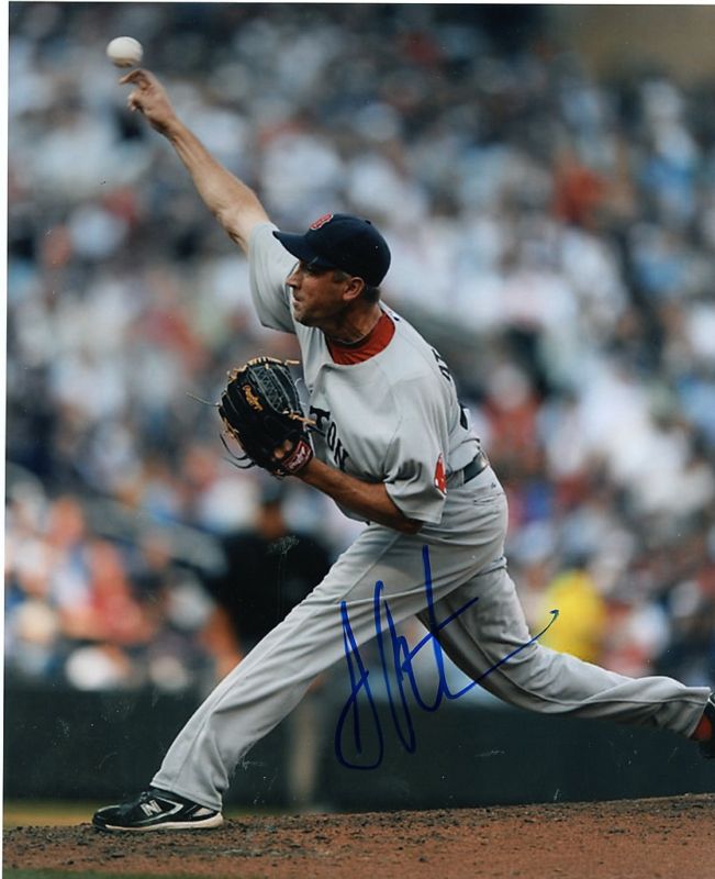 SCOTT  ATCHISON  BOSTON  RED  SOX     SIGNED 8X10