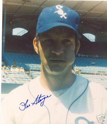 LEE STANGE   CHICAGO  WHITE SOX     SIGNED 8X10