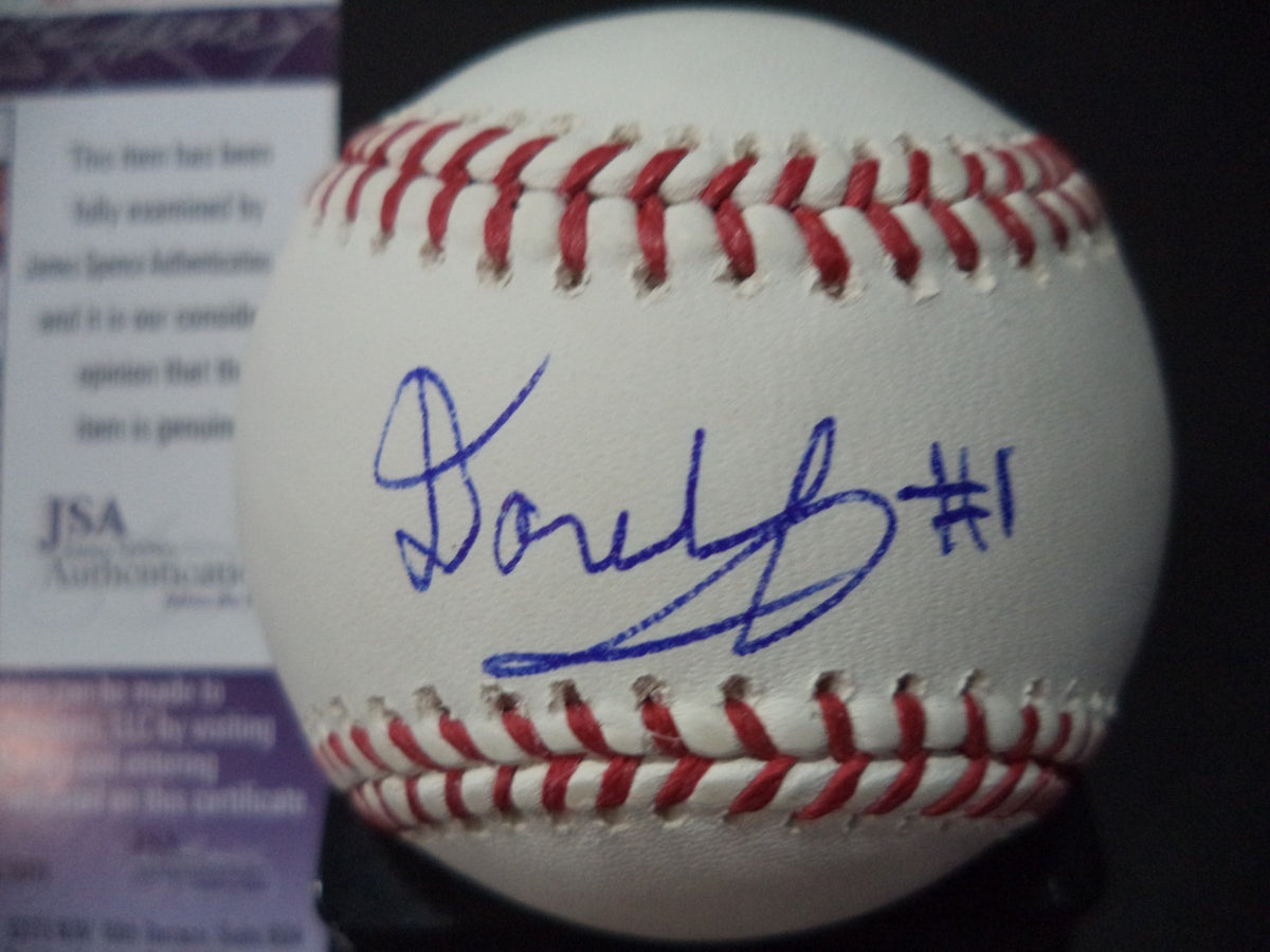 DANNY CARBONELL SF GIANTS SIGNED AUTOGRAPHED ROMLB BASEBALL JSA COA #L38802