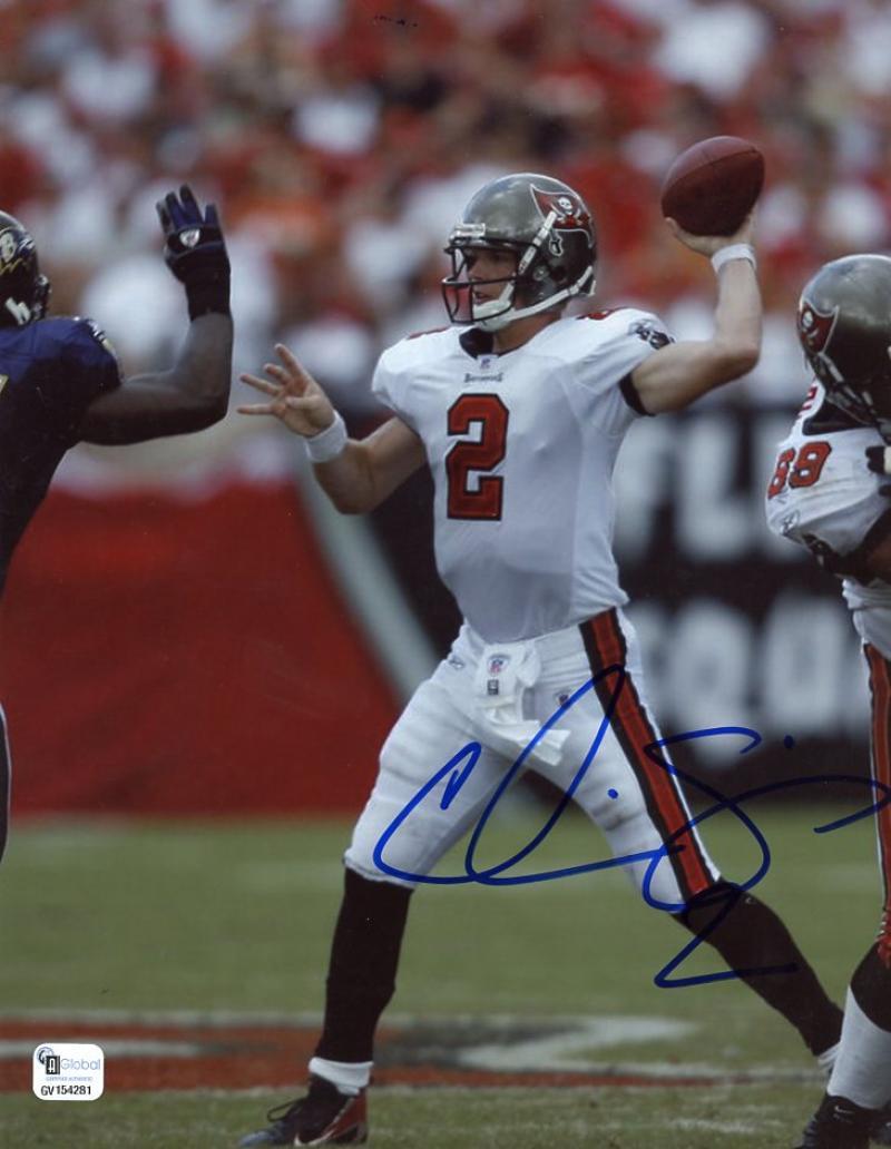 CHRIS SIMMS QB TAMPA BAY BUCCANEERS SIGNED AUTOGRAPHED 8X10 PHOTO W/COA