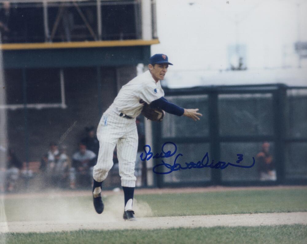 BUD HARRELSON METS  SIGNED AUTOGRAPHED 8X10 PHOTO W/ COA